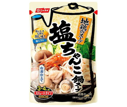 JAN 4902150117682 日本水産 塩ちゃんこ鍋スープ　６５０ｇ 日本水産株式会社 食品 画像