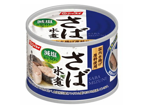 JAN 4902150125625 日本水産 スルッとさば水煮減塩ＥＯ　１９０ｇ 株式会社ニッスイ 食品 画像