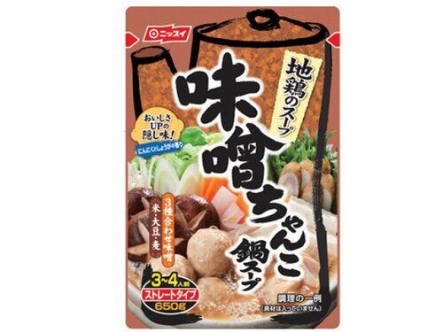JAN 4902150129661 日本水産 味噌ちゃんこ鍋スープ　６５０ｇ 株式会社ニッスイ 食品 画像