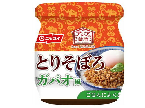 JAN 4902150131138 日本水産 アジアの台所とりそぼろガパオ風５０ｇ 日本水産株式会社 食品 画像