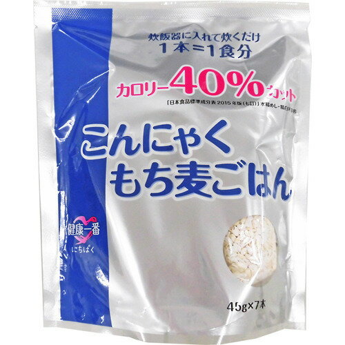 JAN 4902152021017 こんにゃく もち麦ごはん(45g*7本) 日本精麥株式会社 食品 画像