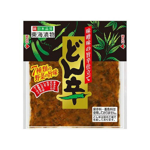 JAN 4902175291299 みそあじ旨辛仕立 どん辛 7種の野菜古漬タイプ(100g) 東海漬物株式会社 食品 画像