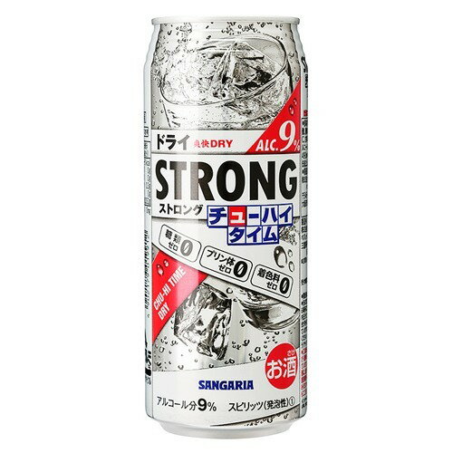 JAN 4902179119919 サンガリア ストロングチューハイタイムゼロ ドライ(490ml*24本入) 株式会社日本サンガリアベバレッジカンパニー ビール・洋酒 画像