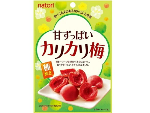 JAN 4902181092743 なとり 甘ずっぱいカリカリ梅種ぬき 25g 株式会社なとり スイーツ・お菓子 画像