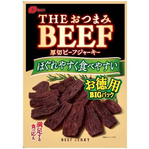 JAN 4902181099001 THEおつまみBEEF 厚切ビーフジャーキー(80g) 株式会社なとり 食品 画像