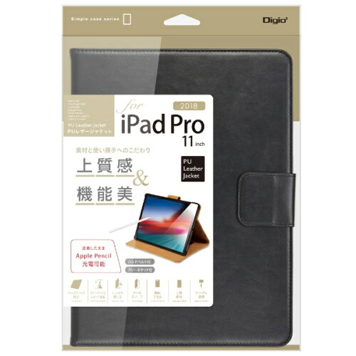 JAN 4902205425489 Nakabayashi iPad Pro11用 PUレザージャケット TBC-IPP1808BK ナカバヤシ株式会社 スマートフォン・タブレット 画像