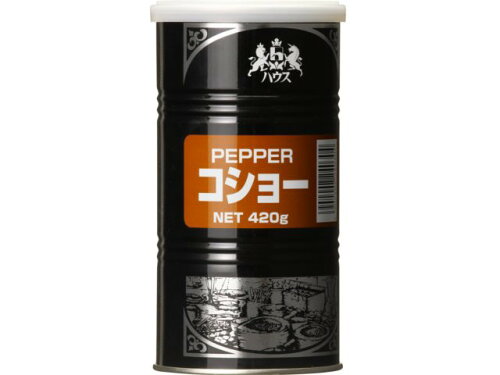 JAN 4902402240304 ハウス食品 ４２０ｇ　コショー缶入 ハウス食品株式会社 食品 画像