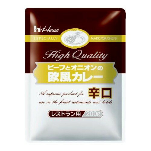 JAN 4902402474440 ハウス食品 ビーフとオニオンの欧風カレー辛口 業務用(200g) ハウス食品株式会社 食品 画像