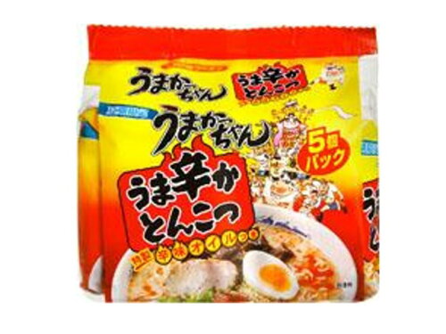 JAN 4902402846018 ハウス うまかっちゃん うま辛かとんこつ 5個パツク 95gX5 ハウス食品株式会社 食品 画像