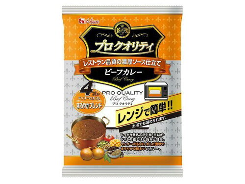 JAN 4902402896211 ハウス食品 プロクオリティ　ビーフカレー４袋入りまろやかブレン ハウス食品株式会社 食品 画像