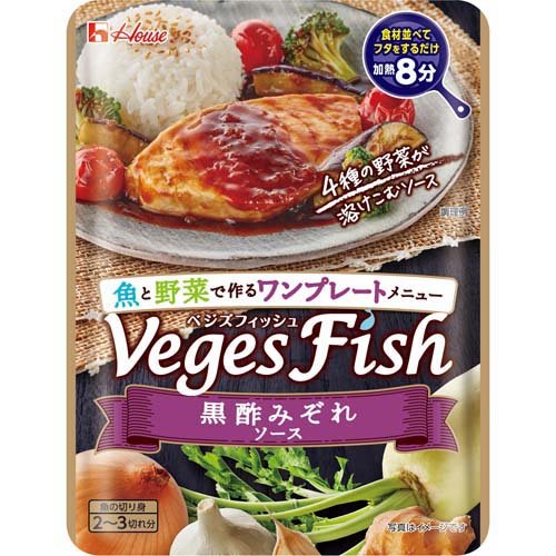 JAN 4902402906415 ハウス食品 ２１０ｇ　ＶｅｇｅｓＦｉｓｈ　黒酢みぞれソース ハウス食品株式会社 食品 画像