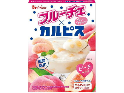 JAN 4902402906996 ハウス食品 150g フルーチェ×カルピス ピーチ ハウス食品株式会社 スイーツ・お菓子 画像