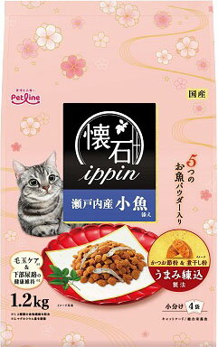 JAN 4902418002163 懐石ippin 瀬戸内産小魚添え(1.2kg) ペットライン株式会社 ペット・ペットグッズ 画像