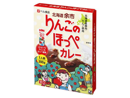 JAN 4902504153106 ベル食品 北海道りんごのほっぺカレー 200g ベル食品株式会社 食品 画像