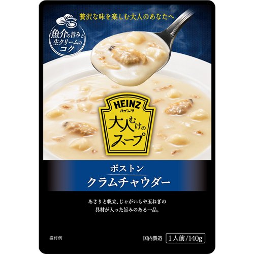 JAN 4902521100602 ハインツ日本 大人むけのスープ　クラムチャウダー１４０ｇ ハインツ日本株式会社 食品 画像