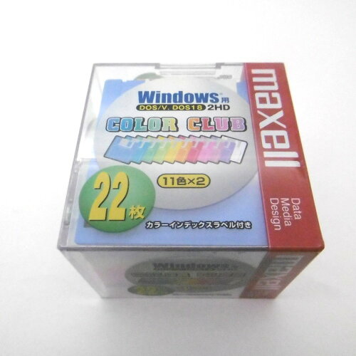 JAN 4902580342142 maxell フロッピーディスク MFHD18CC.22P マクセル株式会社 パソコン・周辺機器 画像