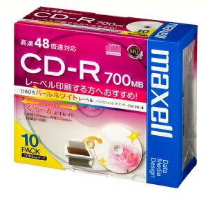 JAN 4902580510947 maxell データ用CD-R CDR700S.WPP.S1P10S マクセル株式会社 TV・オーディオ・カメラ 画像