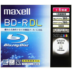 JAN 4902580513177 maxell 録画用BD-R 260分 BR50VWPC.1J マクセル株式会社 TV・オーディオ・カメラ 画像