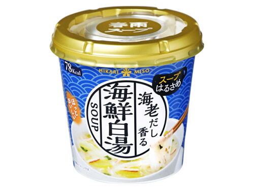 JAN 4902663014287 ひかり味噌 カップスープはるさめ 海鮮白湯 1食 ひかり味噌株式会社 食品 画像