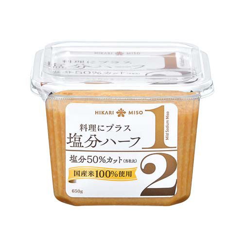 JAN 4902663018537 HIKARI MISO 味噌 塩分ハーフ(650g) ひかり味噌株式会社 食品 画像