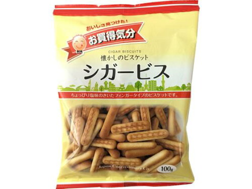 JAN 4902669031363 JCC お買得気分 シガービス 100g 株式会社ジェーシーシー スイーツ・お菓子 画像