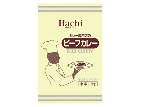 JAN 4902688241910 ハチ食品 カレー専門店のビーフカレー　中辛　１ｋｇ ハチ食品株式会社 食品 画像