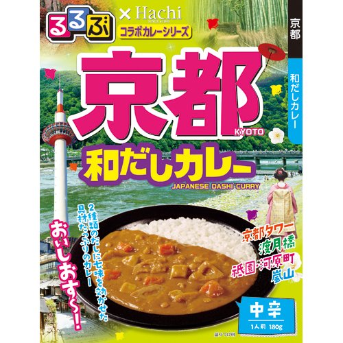 JAN 4902688243150 るるぶ 京都和だしカレー 中辛(180g) ハチ食品株式会社 食品 画像