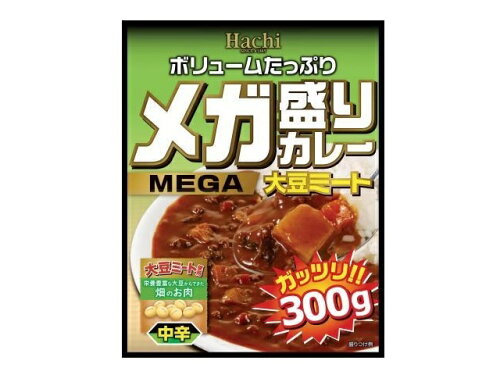 JAN 4902688243174 ハチ食品 メガ盛りカレー 大豆ミート 300g ハチ食品株式会社 食品 画像