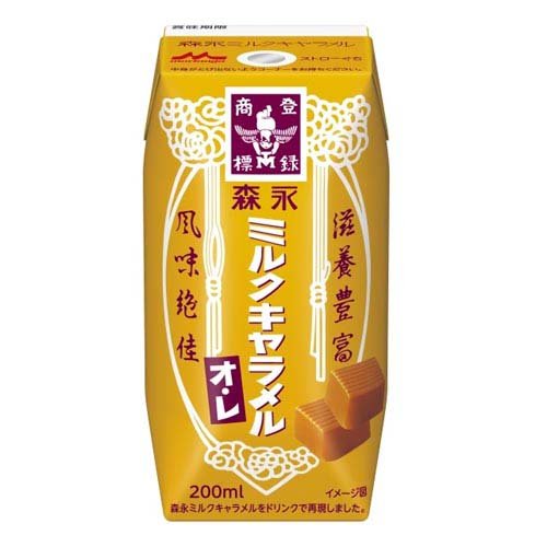 JAN 4902720161534 森永 ミルクキャラメル オ・レ(200ml×24本) 森永乳業株式会社 水・ソフトドリンク 画像