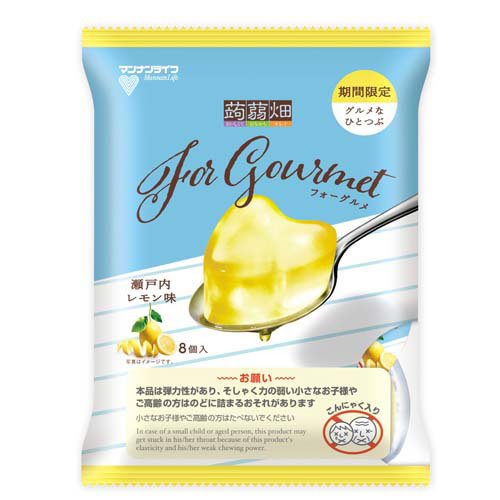 JAN 4902738262070 蒟蒻畑 For Gourmet 瀬戸内レモン味(8個×12袋入) 株式会社マンナンライフ ダイエット・健康 画像