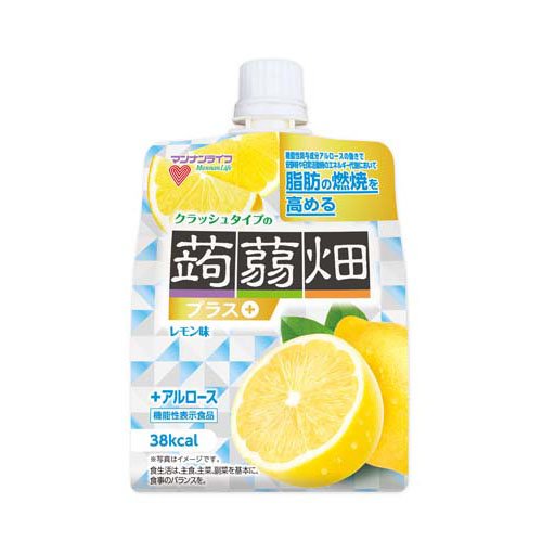 JAN 4902738510195 クラッシュタイプの蒟蒻畑 プラス レモン味(150g) 株式会社マンナンライフ 水・ソフトドリンク 画像