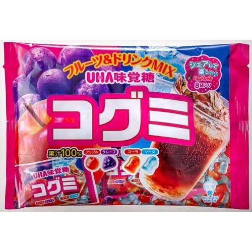 JAN 4902750727052 コグミ ファミリーパック(8袋入) ユーハ味覚糖株式会社 スイーツ・お菓子 画像