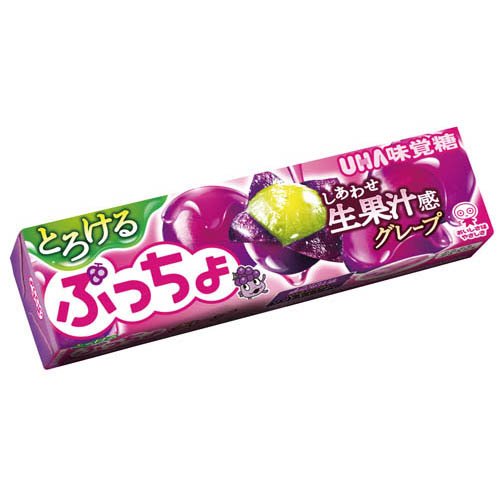 JAN 4902750905535 ぷっちょ ぶどう スティック(10粒入) ユーハ味覚糖株式会社 スイーツ・お菓子 画像