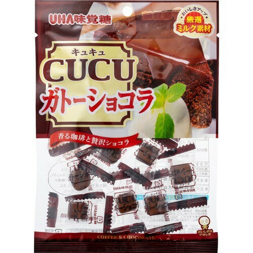 JAN 4902750906525 CUCU ガトーショコラ(80g) ユーハ味覚糖株式会社 スイーツ・お菓子 画像