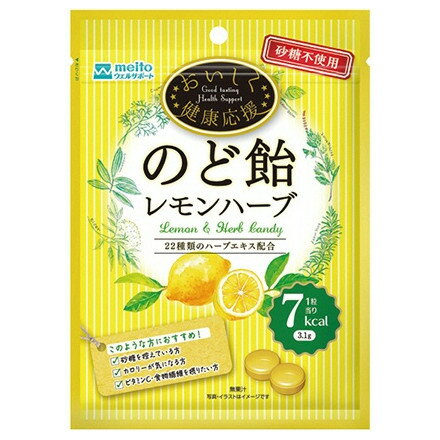 JAN 4902757819705 名糖産業 おいしく健康応援のど飴レモンハーブ 65g 81970 名糖産業株式会社 スイーツ・お菓子 画像