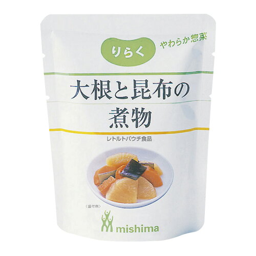 JAN 4902765673924 三島食品 りらく 大根と昆布の煮物 100g 三島食品株式会社 医薬品・コンタクト・介護 画像