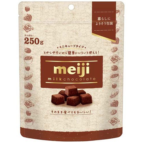 JAN 4902777200217 ミルクチョコレート ミニキューブ(250g) 株式会社明治 スイーツ・お菓子 画像