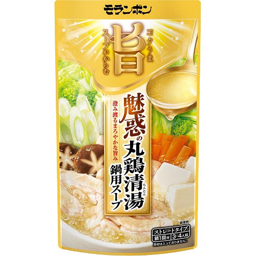 JAN 4902807354378 魅惑の丸鶏清湯 鍋用スープ(750g) モランボン株式会社 食品 画像