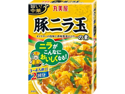 JAN 4902820204629 丸美屋食品工業 丸美屋　旨い！中華　２回分豚ニラ玉の素 丸美屋食品工業株式会社 食品 画像