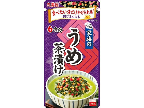 JAN 4902820918205 丸美屋食品工業 丸美屋　家族のうめ茶漬け　大袋　４０ｇ 丸美屋食品工業株式会社 食品 画像