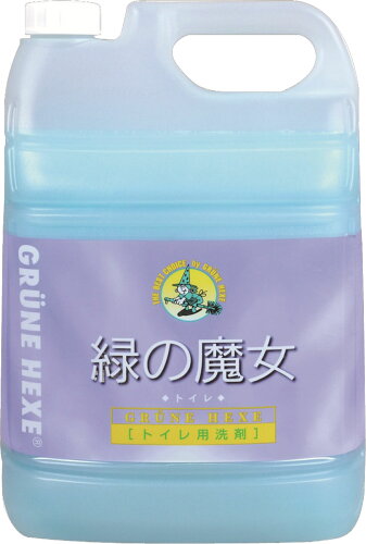 JAN 4902875000436 緑の魔女 トイレ用洗剤(5L) ミマスクリーンケア株式会社 日用品雑貨・文房具・手芸 画像