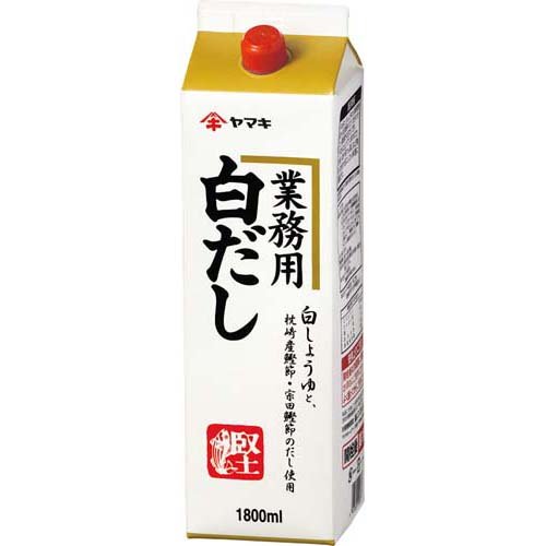 JAN 4903065109687 ヤマキ Ｒ白だし１．８Ｌ紙パック ヤマキ株式会社 食品 画像