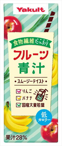 JAN 4903080115694 ヤクルト フルーツ青汁 200ml 株式会社ヤクルト本社 ダイエット・健康 画像