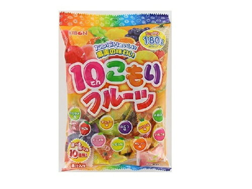 JAN 4903316442068 リボン 10こもりフルーツ 180g 株式会社リボン スイーツ・お菓子 画像