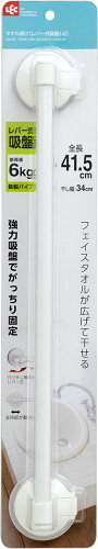 JAN 4903320040045 タオル掛け レバー吸盤 40 B00032 レック株式会社 日用品雑貨・文房具・手芸 画像