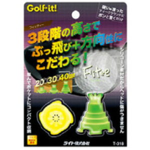 JAN 4903487231812 T-318 GN/YL ライト フィッティー 20mm～40mm グリーン/イエロー Golf it！ ライト株式会社 スポーツ・アウトドア 画像