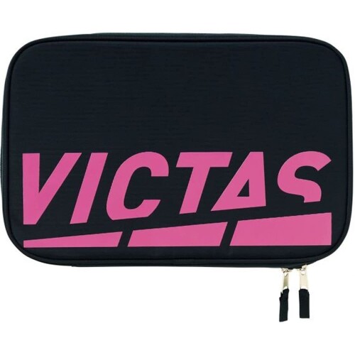 JAN 4903590160573 VICTAS 卓球 プレイロゴ ラケットケース PLAY LOGO RACKET CASE ホットピンク 672101 HP 株式会社VICTAS スポーツ・アウトドア 画像