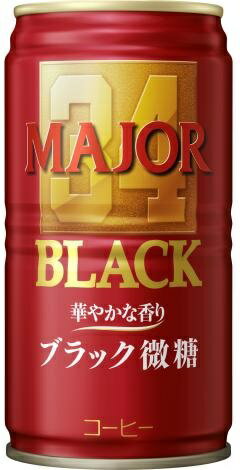 JAN 4904003025786 ヒスル メジャー 華やかな香り ブラック 微糖 缶 185g 日本ヒルスコーヒー株式会社 水・ソフトドリンク 画像