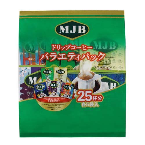 JAN 4904021143066 MJB ドリップコーヒーバラエティパック(8g*25袋入) 共栄フーズ株式会社 水・ソフトドリンク 画像