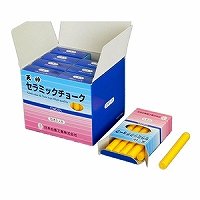 JAN 4904193144533 セラミックチョーク cch-4 黄   日本白墨工業株式会社 日用品雑貨・文房具・手芸 画像